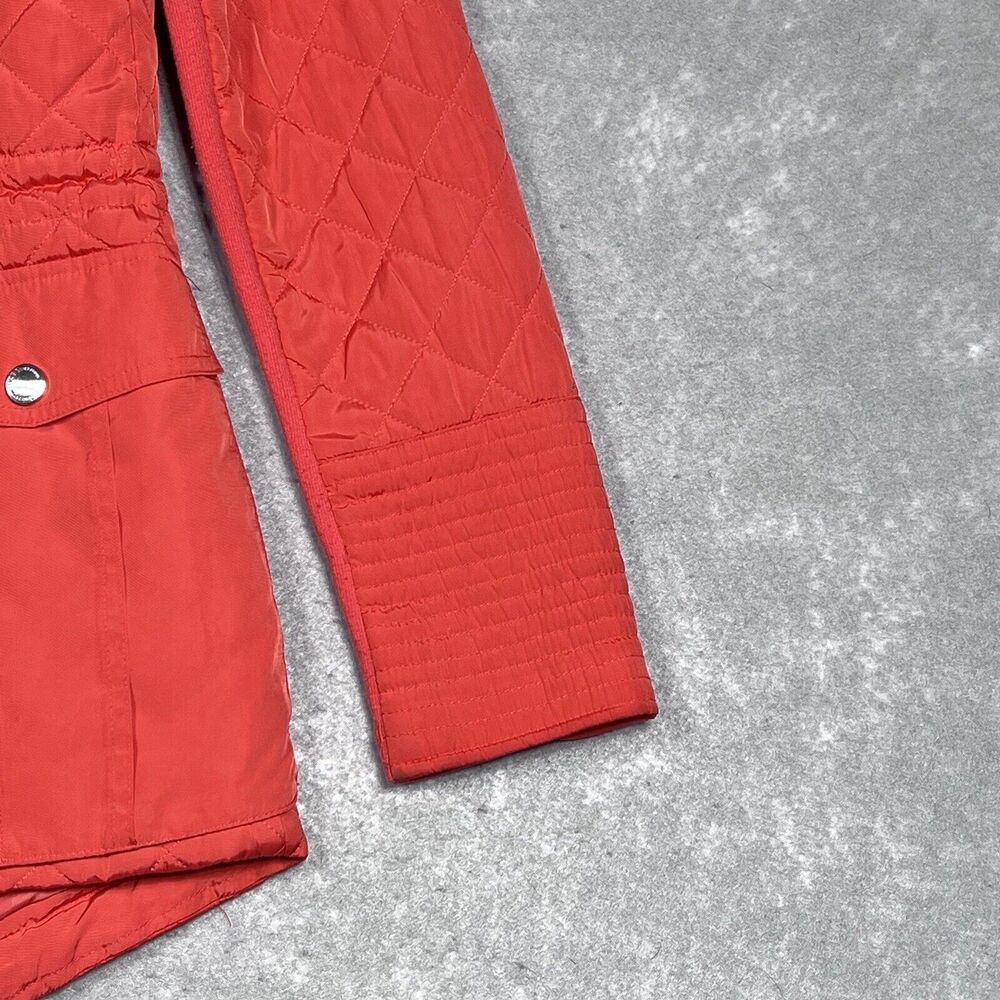 Bcbgeneration Quilted Jacket Women’s Medium Orang… - image 3